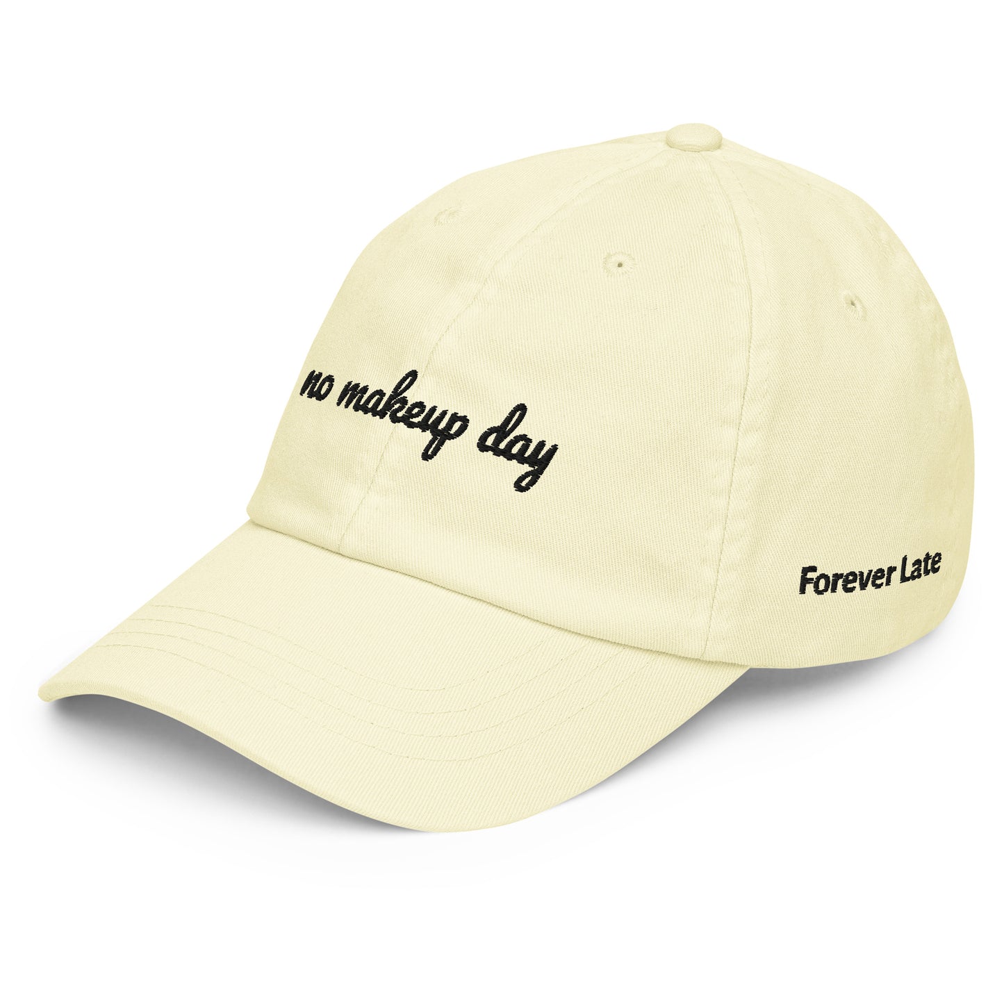 no makeup day Pastel Baseball Hat