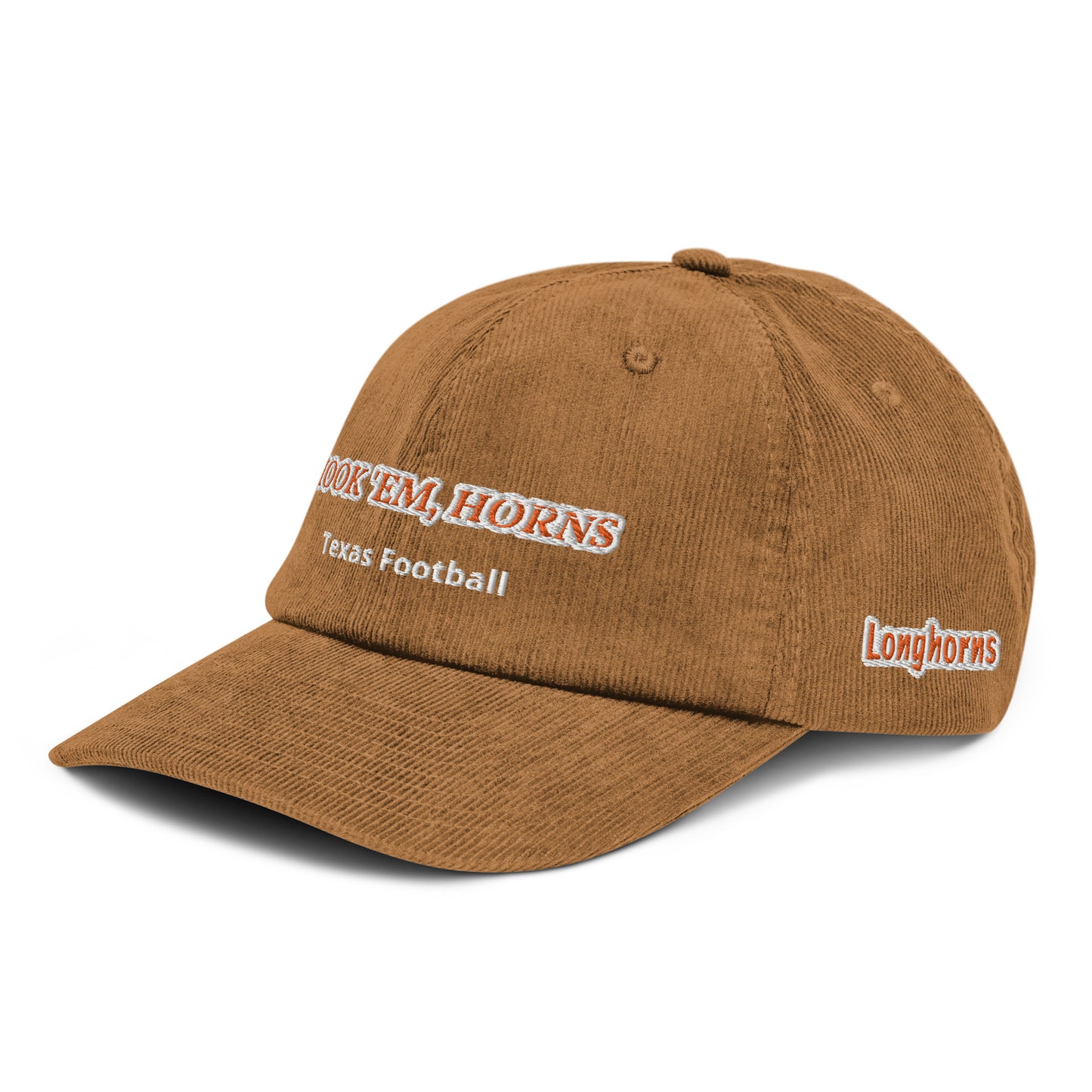 Hook 'Em Horns Corduroy Hat