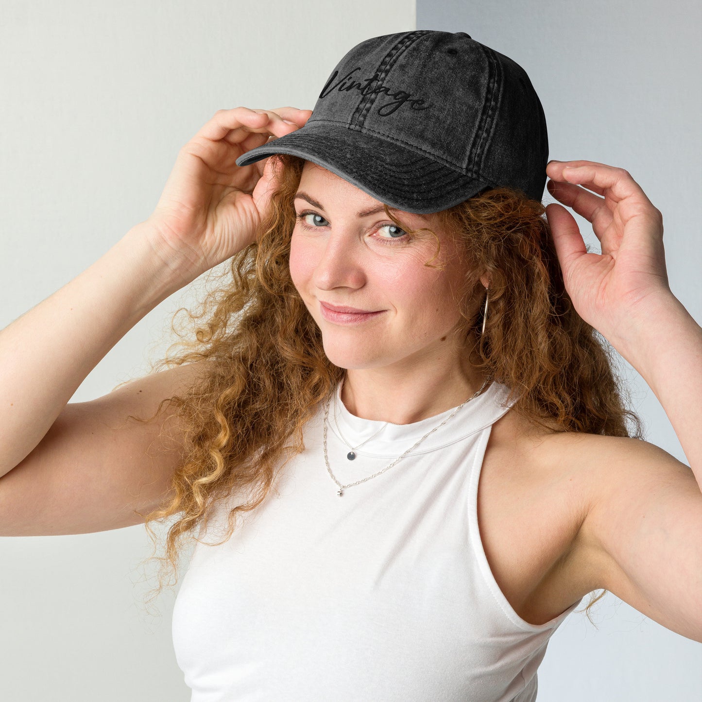Vintage Cotton Twill Hat