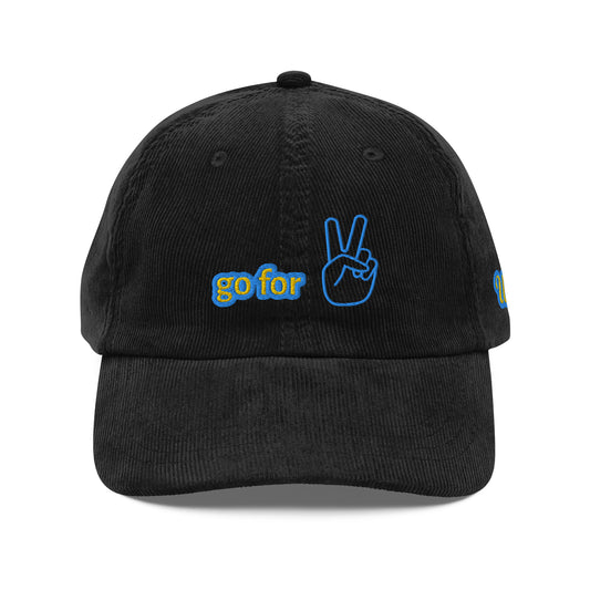 UCLA go for 2 Vintage Corduroy Hat