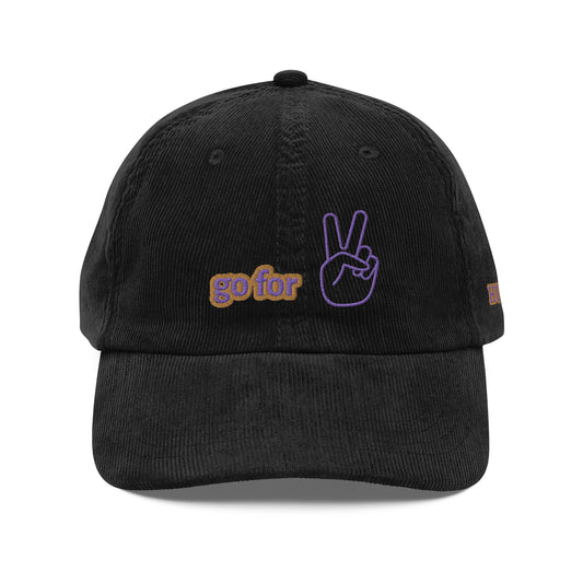 Washington go for 2 Vintage Corduroy Hat