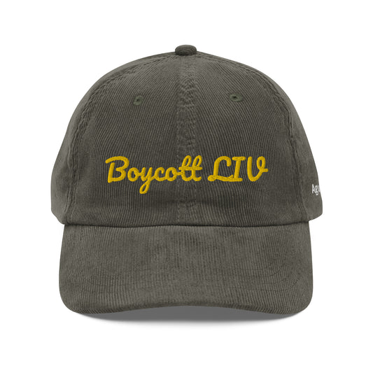 Boycott LIV Vintage Corduroy Hat
